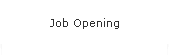 Job Opening